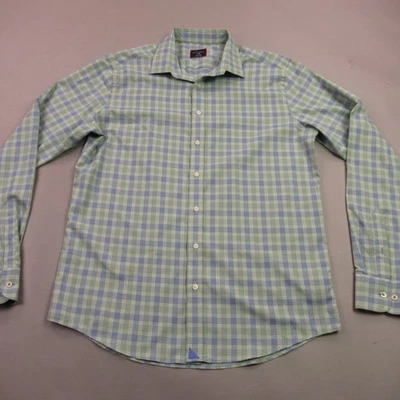 Untuckit Shirt Mens Large Tall Long Sleeve Button Front Casual Lightweight Check - Image 1 of 4