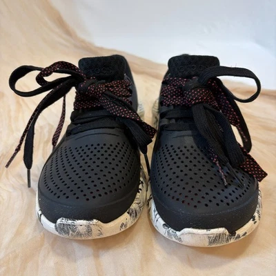 Crocs Women's Black Lace-up Breathable Light Ride Running Shoes  Size 7 - Image 1 of 4