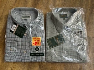2 x Champion Hemden Kariert 100% Baumwolle Langarm Gr. XL Neu Versiegelt - Bild 1 von 8