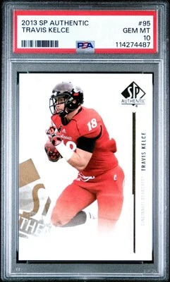 2013 SP Authentic Travis Kelce Rookie #95 PSA 10 - Image 1 of 2