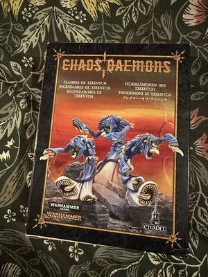 Warhammer 40,000 Age of Sigmar Chaos Daemons Flamers of Tzeentch Metal Rare Oop - Image 1 of 2