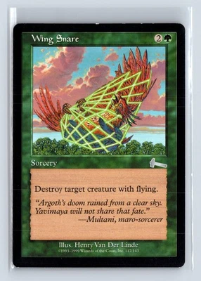 (2x) WING SNARE – MTG Magic the Gathering Card – Urza's Legacy – Uncommon - Image 1 of 4