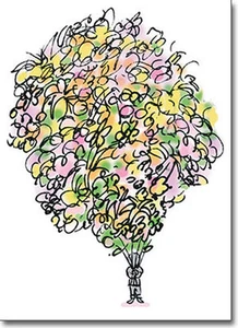 Tarjeta de agradecimiento Big Bouquet A*Press - Tarjeta de felicitación de Avanti Press - Imagen 1 de 1