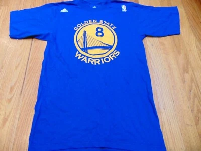 VINTAGE NWOT ADIDAS NBA GOLDEN STATE WARRIORS MONTA ELLIS JERSEY T-SHIRT SIZE S - Image 1 of 3