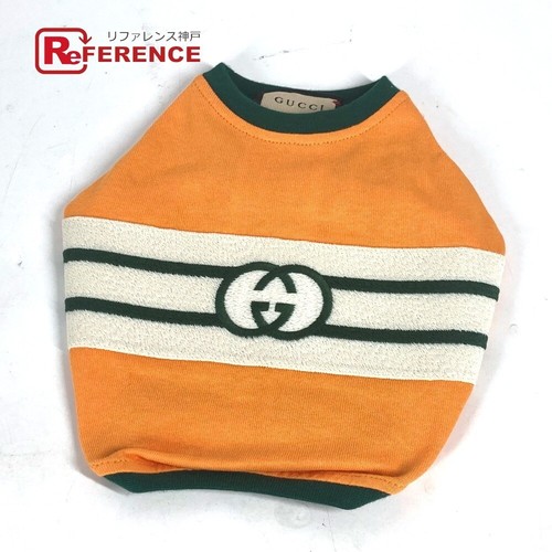 GUCCI 695747 Interlocking G Cotton Pet T shirt Pet Clothes Dog Dog