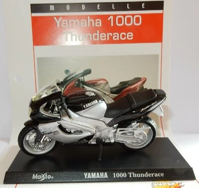 Maïsto Metal 1/18 Moto Motorcycle Yamaha 1000 THUNDERACE Con Supporto - Immagine 1 di 4