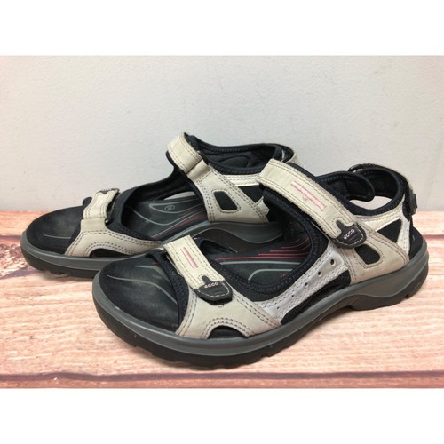 Ecco Yucatan Receptor Sandali sportivi in pelle marrone chiaro da donna 40 (9g74)