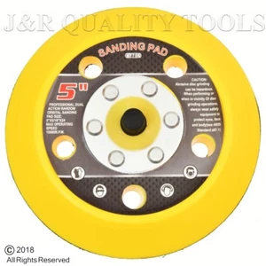 5" Hook and Loop Face Sanding Pad Air Vacuum Pneumatic Sander Grinder Tool - Picture 1 of 2