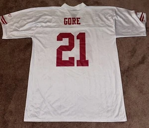 San Francisco 49ers Frank Gore #21 NFL Football Reebok White Jersey Size XXL - Picture 1 of 4