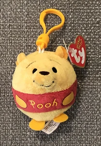 Ty Beanie ~ Disney WINNIE ~ Ballz clip ~ Winnie the Pooh ~ 3" New Retired '13 - Picture 1 of 6