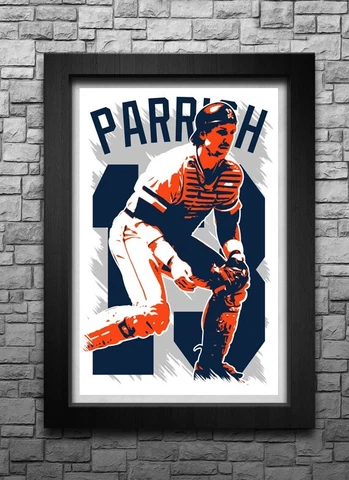LANCE PARRISH art print/poster DETROIT TIGERS FREE S&H! JERSEY Cover