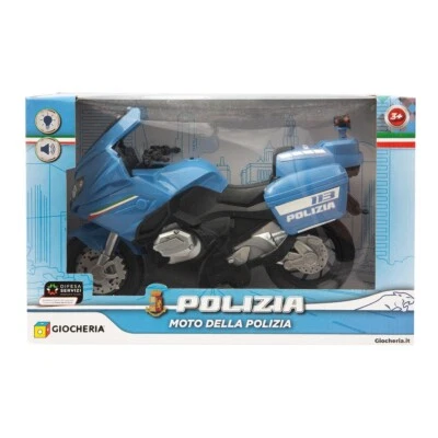 GIOCHERIA MOTO DELLA POLIZIA CON LUCI E SUONI
