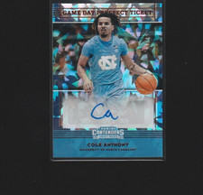 2020 Panini Contenders Draft Picks Cracked Ice Ticket Cole Anthony RC Auto /23