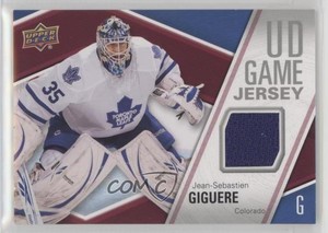 2011-12 Upper Deck UD Game Jersey Series 1 Jean-Sebastien Giguere #GJ-JG