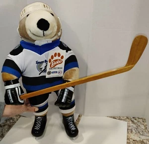 Tampa Bay Lightning Bobo the Pro Teddy Bear Hockey Player Vintage Complete 1992 - Picture 1 of 4