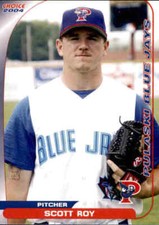 2004 Pulaski Blue Jays Choice #26 Scott Roy Manchester Connecticut Baseball Card