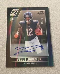 2022 Panini Zenith RC Artists Proof Auto #130 Velus Jones Jr. Bears /20 - Picture 1 of 2