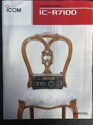 ** VINTAGE ** Icom IC-R7100 brochure, 1991 UK pricelist - Immagine 1 di 4