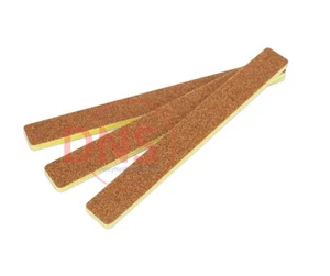 Double Sided Acrylic Nail File - Jumbo Yellow Square 80/80 grit (10_Files) - Picture 1 of 1