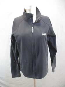 Helly Hansen Size S Mens Black Full Zip Stand Collar Pocket Athletic Jacket 689 - Picture 1 of 13