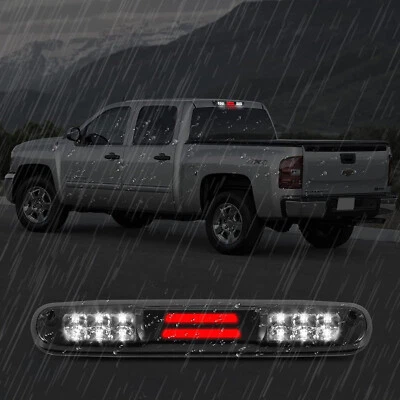 For Chevy Silverado GMC Sierra 07-13 Brake Tail Cab Roof Center Light Full Led - Image 1 of 4