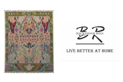 Colorromace  New Morris Ikat Pink Traditional Style HandTufted Woolen Area Rug - Image 1 of 4