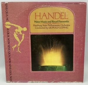 Vintage Hamburg St Philharmonic Orchestra - Handel Water And Royal Fireworks - Imagen 1 de 12