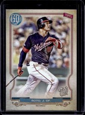 2020 Topps Gypsy Queen Juan Soto Bazooka Back Variation SP #178 Nationals