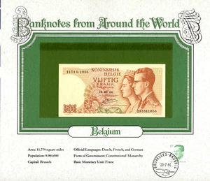World Banknotes Belgium 1966 50 Francs P-139a.3 UNC 1174 G 293311056 - Picture 1 of 2