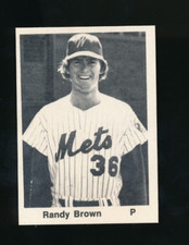 1976 TCMA Wausau Mets Randy Brown NM or better very tough card