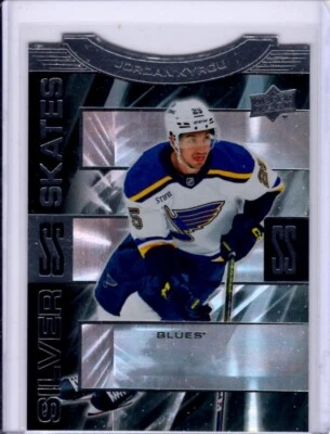 2023-24 UD Extended Series Jordan Kyrou Silver Skate Insert Card # SS-29 - Image 1 of 2