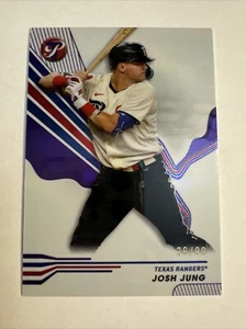 2024 Topps Pristine Josh Jung Purple Refractor /99 #213 Texas Rangers - Picture 1 of 2