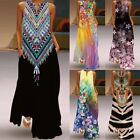 Women's Vintage Floral Print Maxi Dress for Casual and Formal Occasions