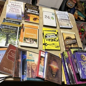RELIGIOUS DVD/BOOK LOT - Picture 1 of 6