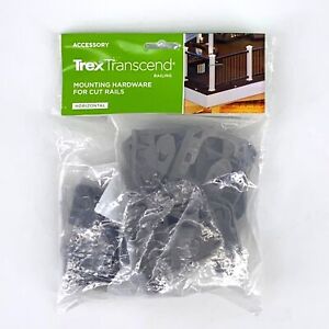 Trex Transcend Railing Mounting Hardware Kit Cut Rails Horizontal Gravel Path
