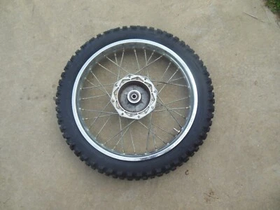 2002 川崎 KLX110 14 英寸前轮组件完整原始设备制造商 (2002 - 2025) — 第 1/4 张图片