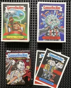 Cubo de basura 2018 Kids ¡Oh, The Horror-Ble! JUEGO BASE 200 CARTAS COMPLETO GPK - Imagen 1 de 7