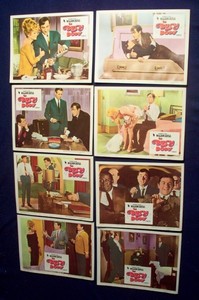THE BUSY BODY ORIGINAL 11X14 LOBBY CARD SET OF 8 1967 WILLIAM CASTLE SID CAESAR