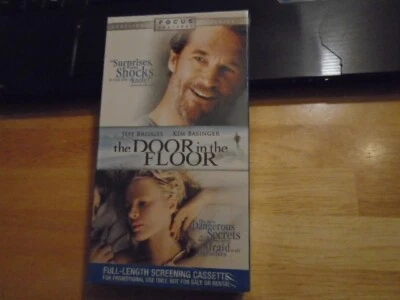 SEALED RARE PROMO Door in the Floor screener VHS film big lebowski Jeff Bridges - Image 1 of 2