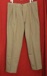 Merona Ultimate Chinos Pant Mens 38 x 31 Classic Fit Straight Leg Khaki - Picture 1 of 8