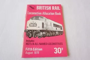 1978 5th Ed NREA Locomotive Allocation Spotters Book No Underlinings VGC - Picture 1 of 8