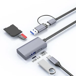 4 in 1 Kartenleser kompatibel, einfach zu verwendende Aluminiumlegierung mit - Afbeelding 1 van 4