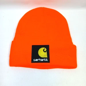 Carhartt FORRADO DE PIEL Cálido Invierno Gorro Sombrero Clima Frío Invierno Prendas para la cabeza Naranja - Imagen 1 de 4