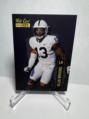 2022 Wild Card MATTE - Black #MB-41 Ellis Brooks (RC) - Image 1 of 2