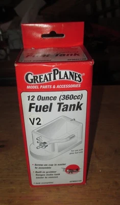 Vintage 1993 Great Planes 12ounce 360cc Fuel Tank New Old Stock - Image 1 of 4