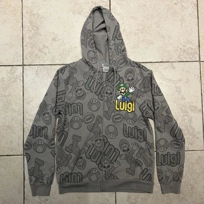 Sudadera con capucha Nintendo Super Mario Luigi talla M Foto 1 de 4