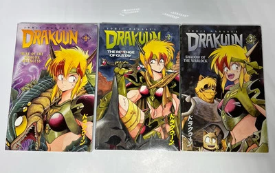 Drakuun Vol. 1-3 Rise Of The Dragon Princess TPB Johji Manabe 1998 Foto 1 de 4