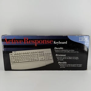 Vintage IBM Active Response Wired Computer PC Keyboard NEW - Picture 1 of 5