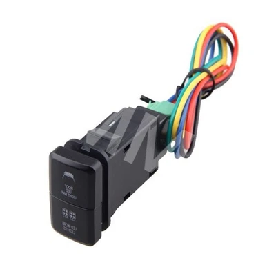 12V Dual LED Light Bar Push Switch Button Fit For Toyota Hiace Hilux 2005-2013 - Image 1 of 4