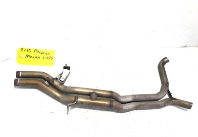 2015-2021 PORSCHE MACAN 3.0L REAR INTERMEDIATE EXHAUST H PIPE OEM #NOTE - Image 1 of 4